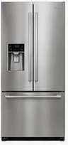 Counter-depth French-door stainless refrigerator from the Best premium professional appliance package.