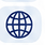 Online reviews and websites globe icon