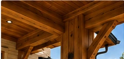 Wood Accents & Porch Ceilings example for the Exterior Paint and Stain Best Package.
