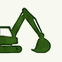 Clean contingency for sitework surprises excavator icon