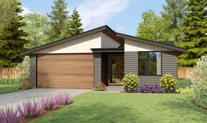 Contemporary 1196A elevation