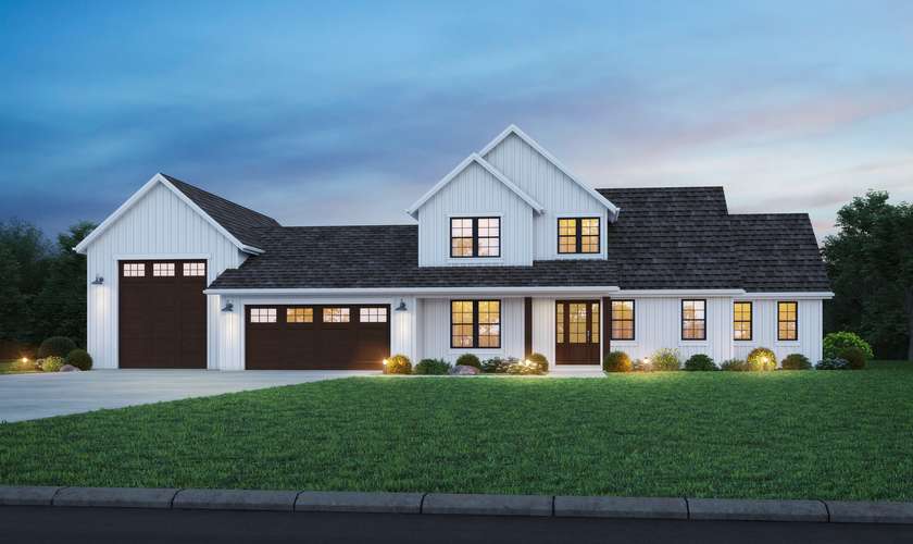Farmhouse 22237 elevation