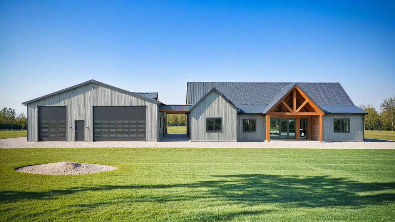 Barndominium BP-2001-R elevation