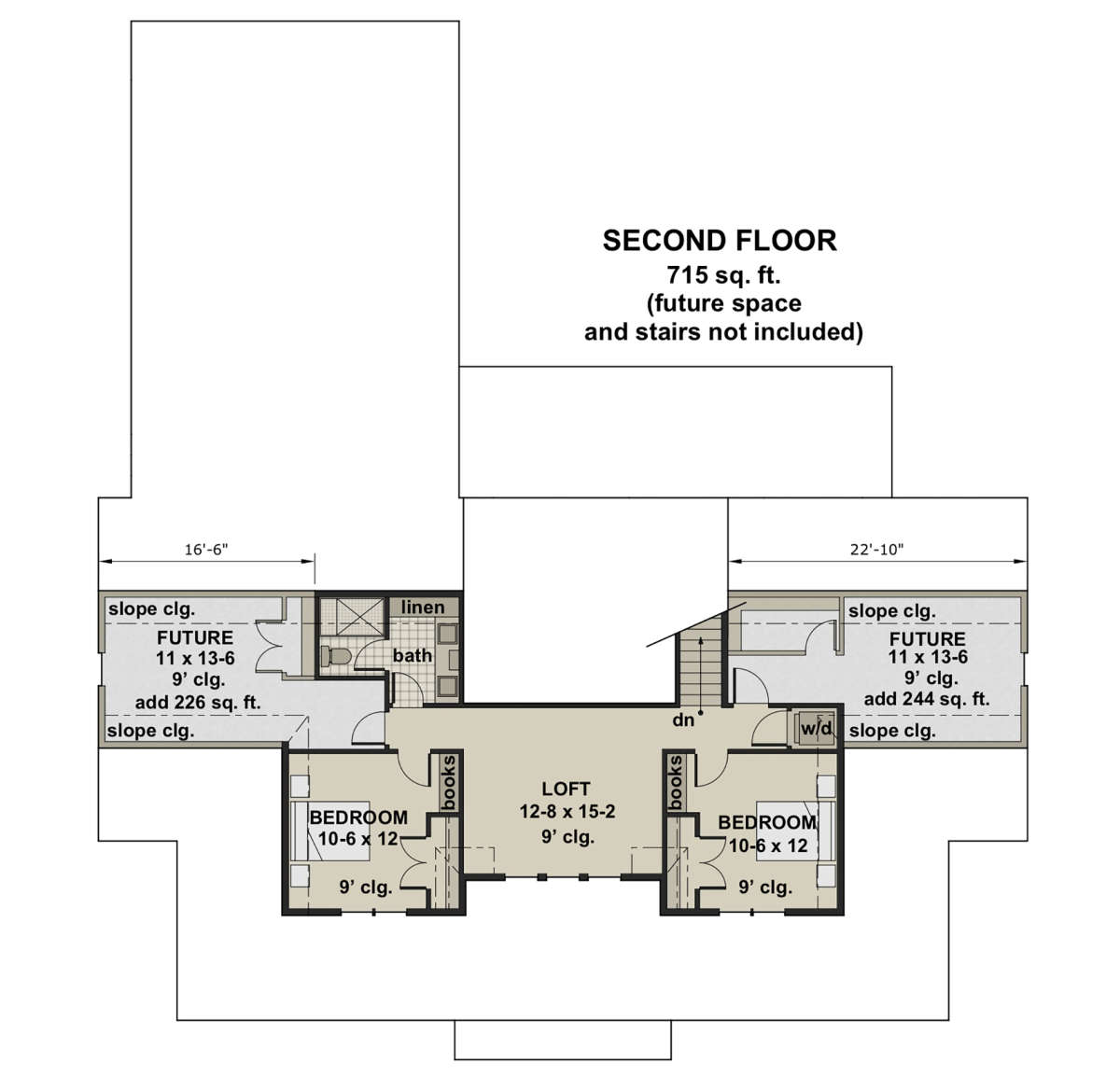 Plan 09800316 — Second Floor floor plan