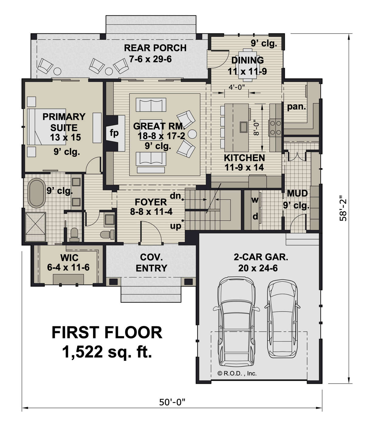 Plan 09800468 — Main Floor floor plan