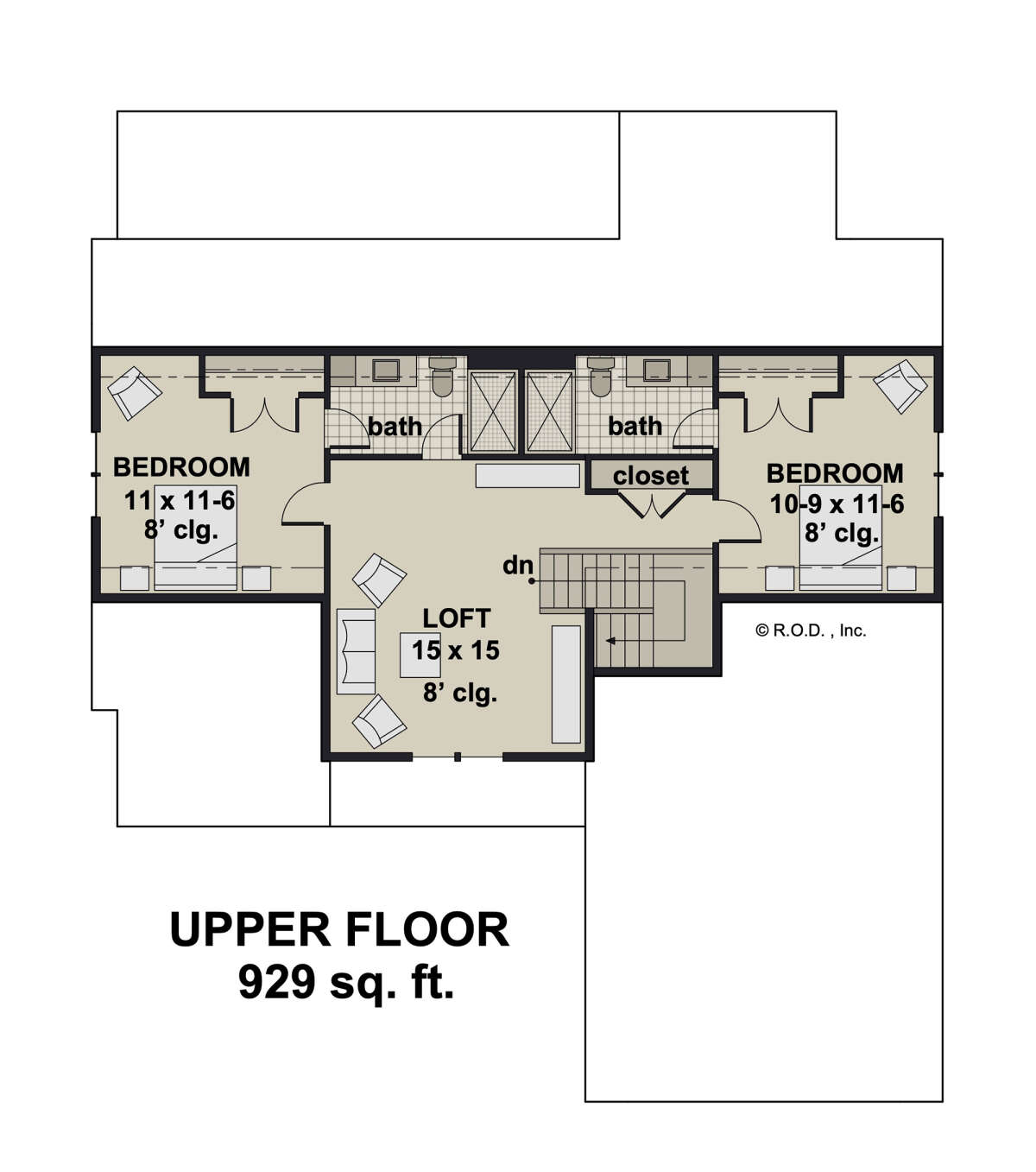 Plan 09800468 — Second Floor floor plan