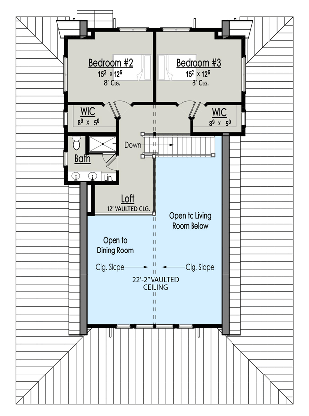 Plan 18302BE — 2nd Floor floor plan