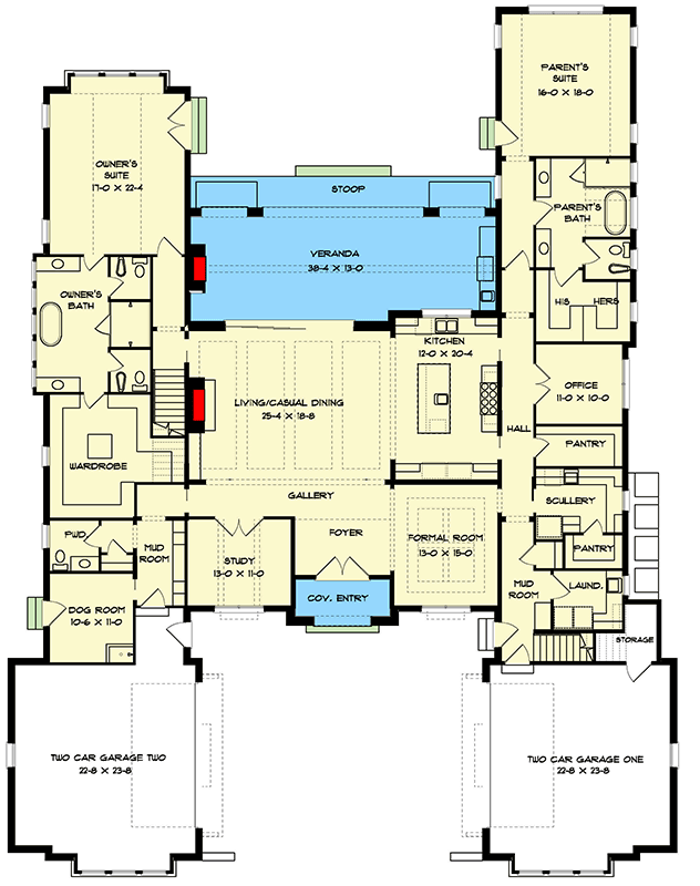 Plan 93235EL — Image #6 floor plan